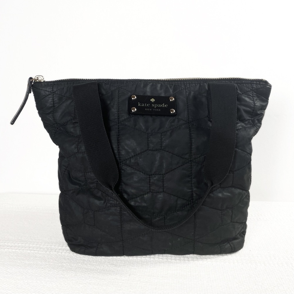 kate spade Black Quilted Tote Bag